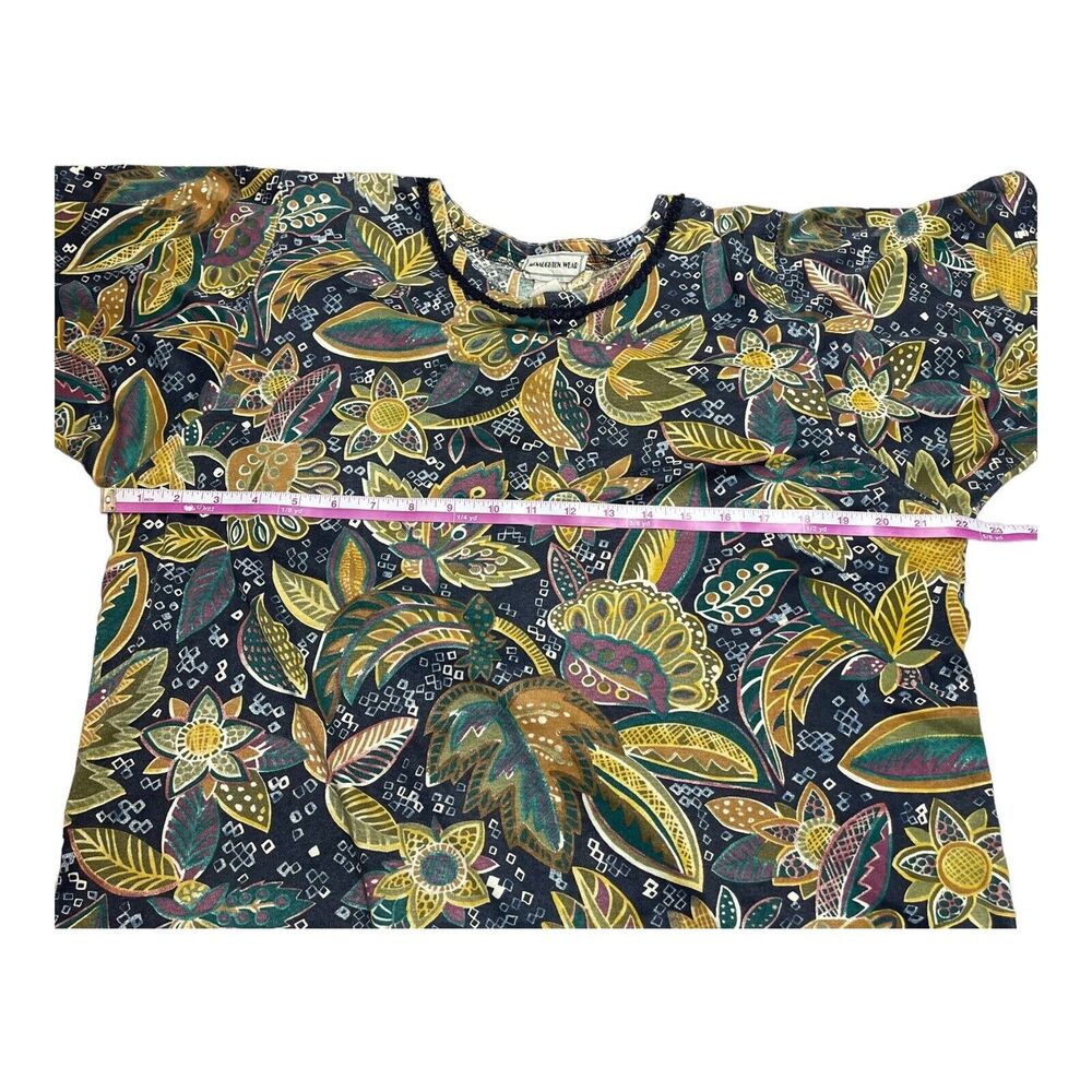 VTG McNaughton Wear Pullover Short Sleeved Shirt Women’s Size Large - Picture 4 of 7